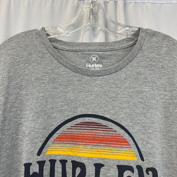 Hurley Men’s Short Sleeve Graphic T-Shirt Gray/Multi Size XL - Picture 3 of 8